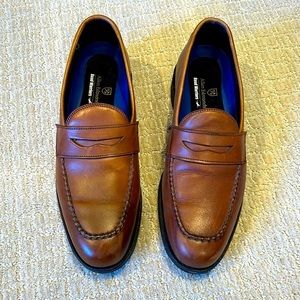 Allen Edmonds Road Warriors Leather Dress Loafers Rubber Sole Men Size 9 Narrow